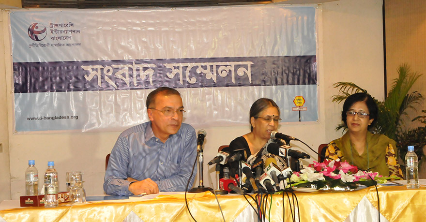 TIB at a press briefing urged President not to assent to Anti-Corruption Commission (amendment) bill, 2013